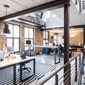 ein Büro ..
