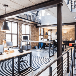 ein Büro ..
