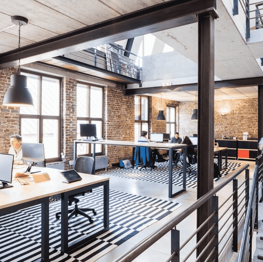 ein Büro ..
