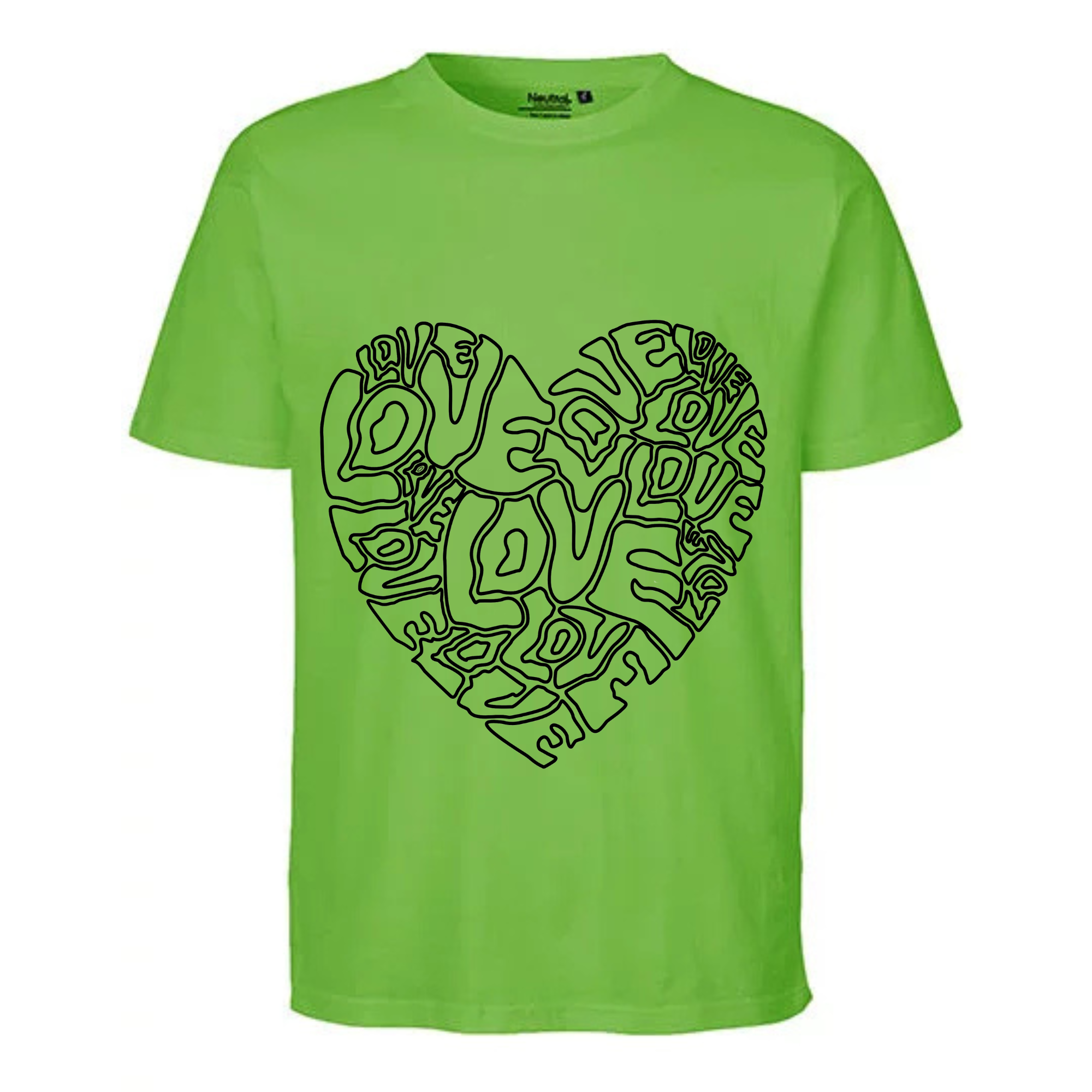 Love Heart – T Shirt Neutral – Bild 3
