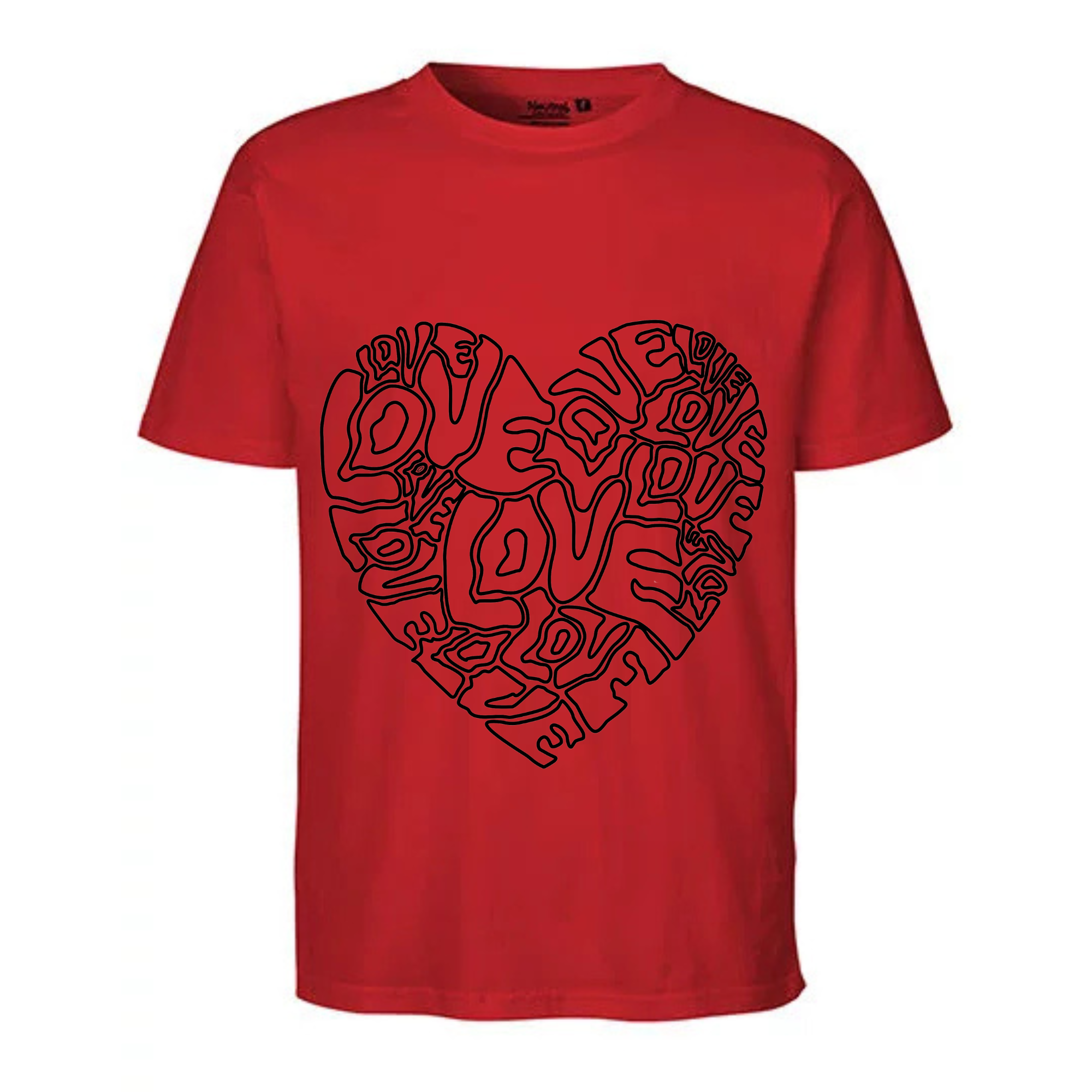Love Heart – T Shirt Neutral – Bild 5