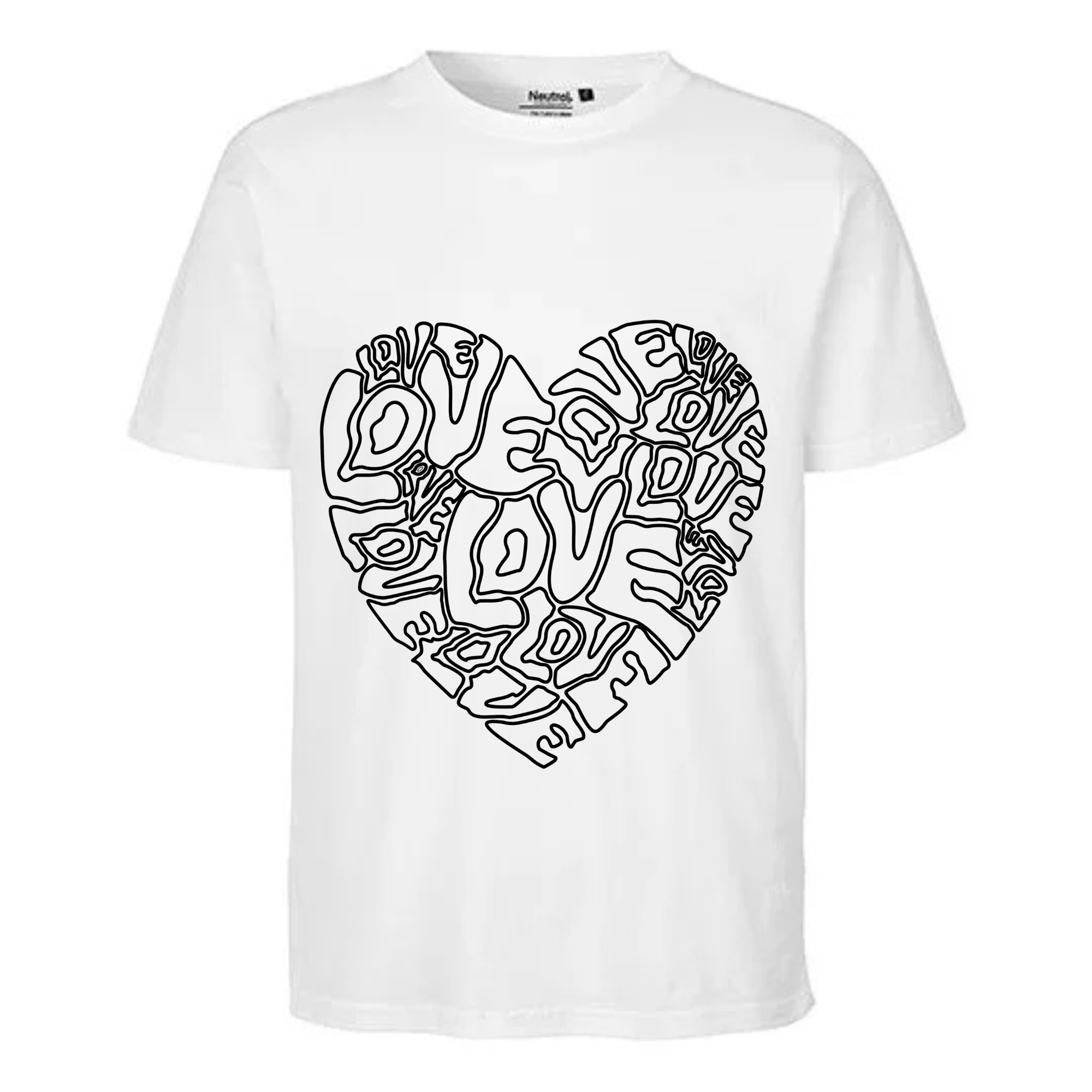 Love Heart – T Shirt Neutral – Bild 6